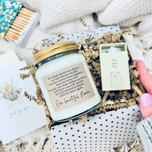 Load image into Gallery viewer, We think about you always... Personalised bereavement candle gift set